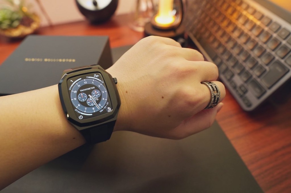 ダニエルウェリントン Apple Watch ブラック 44mm-